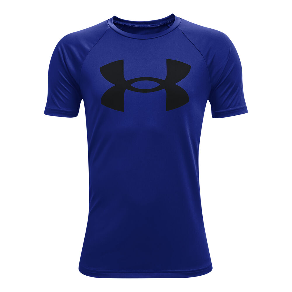 Under Armour Tech Big Logo T-Shirt Jungen in blau, Größe: S