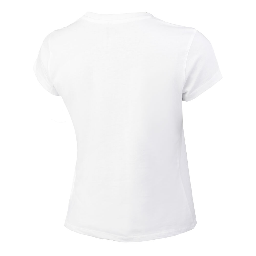 Wilson Script Tech T-Shirt Damen in weiß, Größe: L