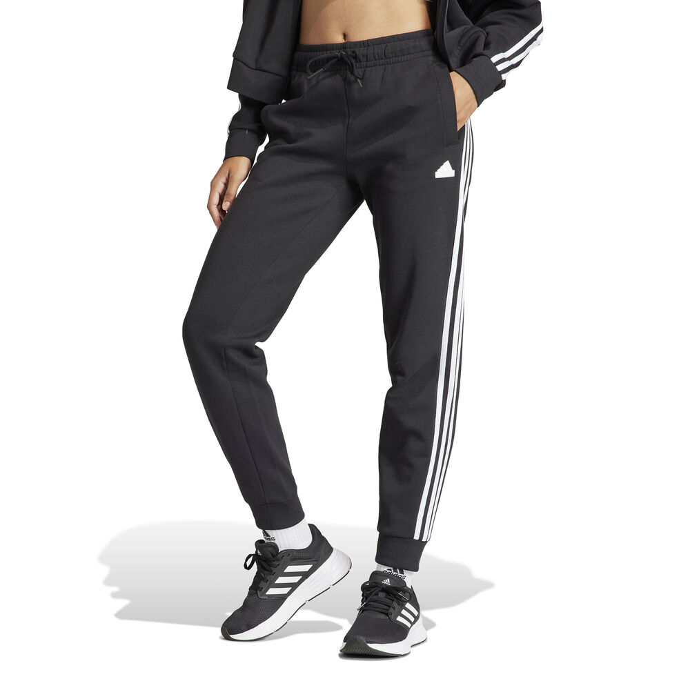 adidas Future Icon 3 Stripes Regular Trainingshose Damen in schwarz, Größe: S