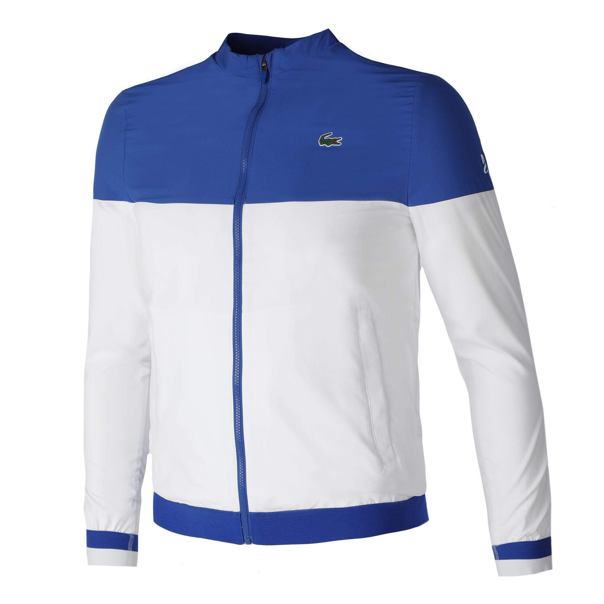 Point Lacoste Tennis kaufen Weiß, | Blau Trainingsjacke DE online Herren