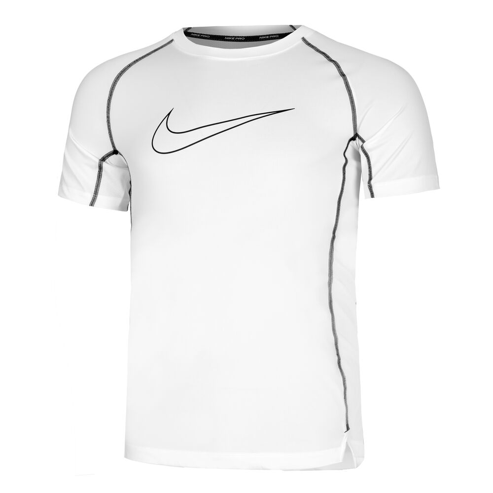 Nike Dri-Fit Pro Tight T-Shirt Herren in weiß, Größe: XXL