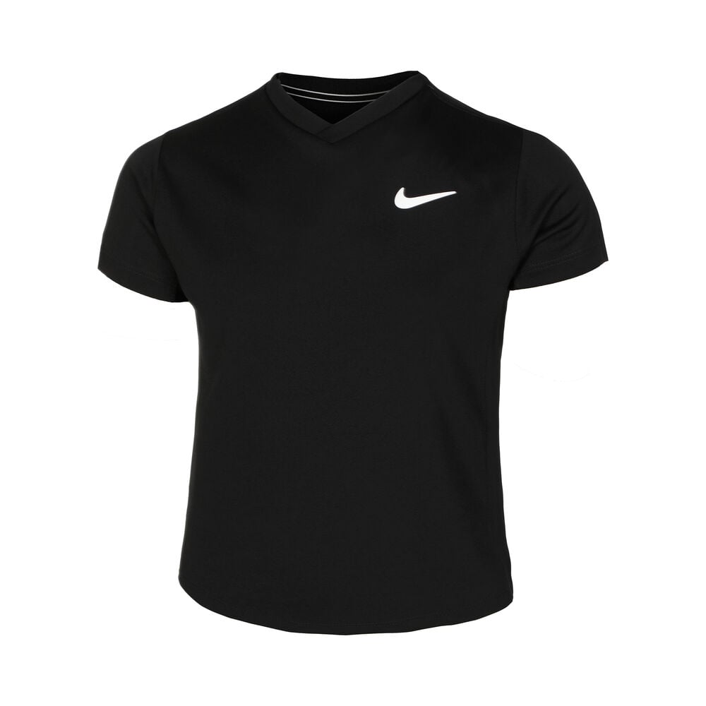 Nike Court Victory Dri-Fit T-Shirt Jungen in schwarz