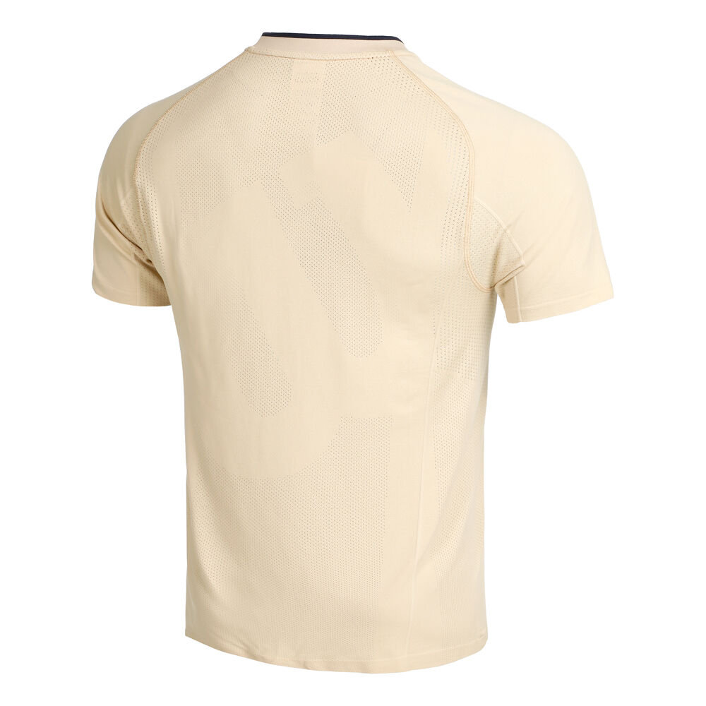 Wilson Players Seamless Zip Henley 2.0 T-Shirt Herren in braun, Größe: XL