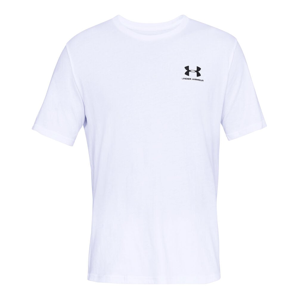 Under Armour Sportstyle Left Chest T-Shirt Herren in weiß, Größe: XL