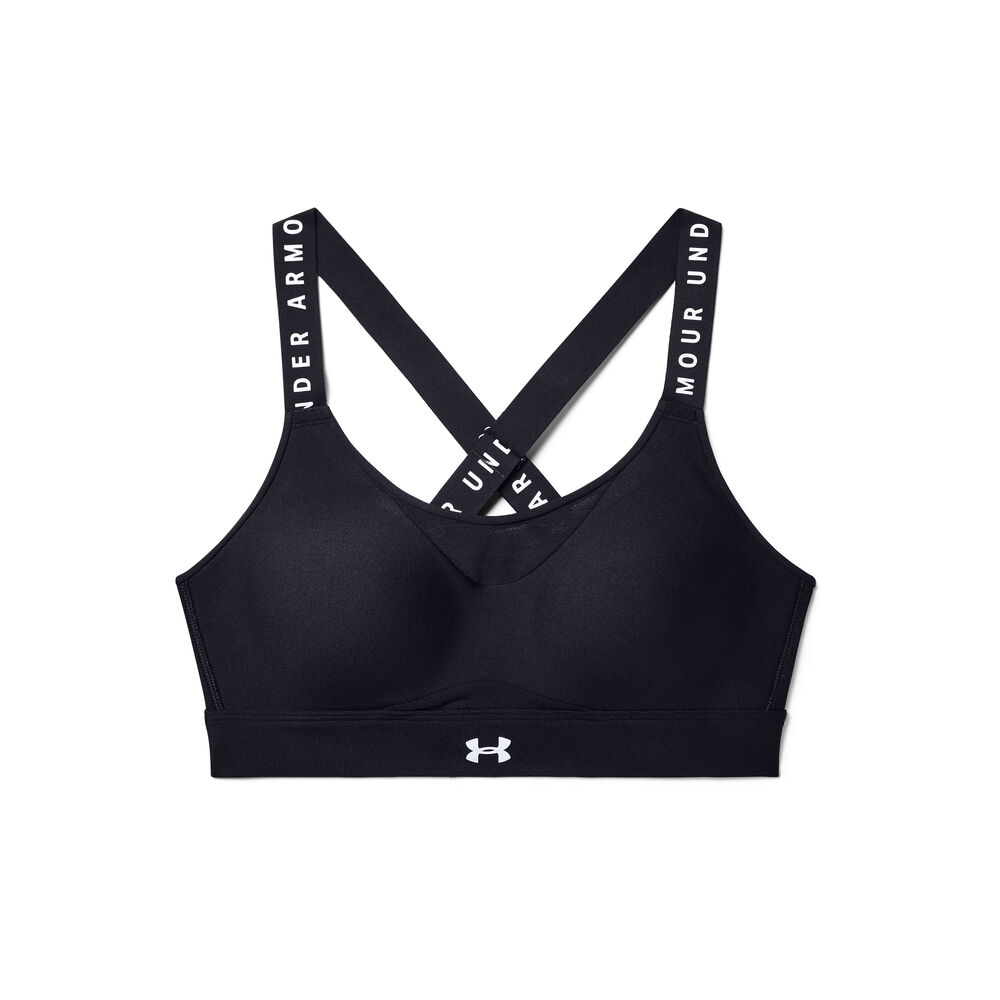 Under Armour Infinity High Sport-BH Damen in schwarz