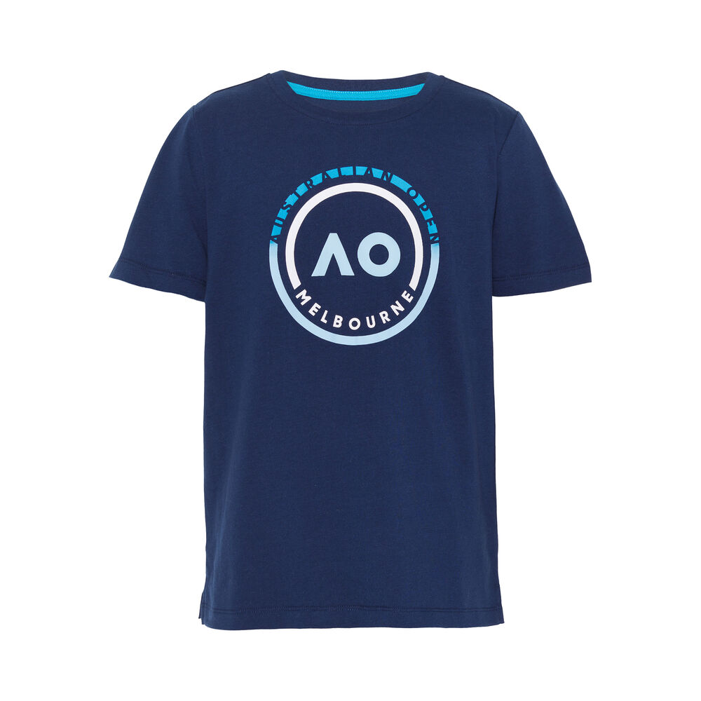 Australian Open AO Round Logo T-Shirt Jungen in dunkelblau, Größe: 134