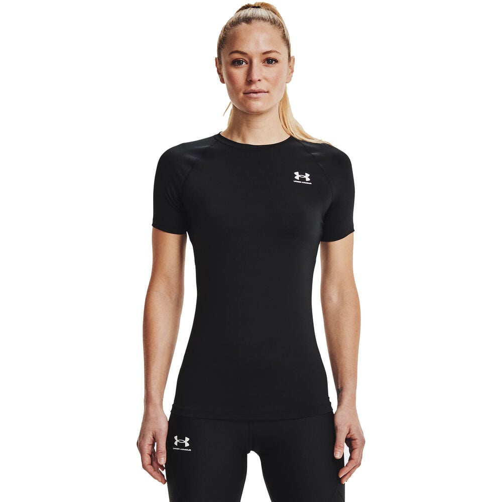 Under Armour Heatgear Authentics Comp T-Shirt Damen in schwarz, Größe: XL
