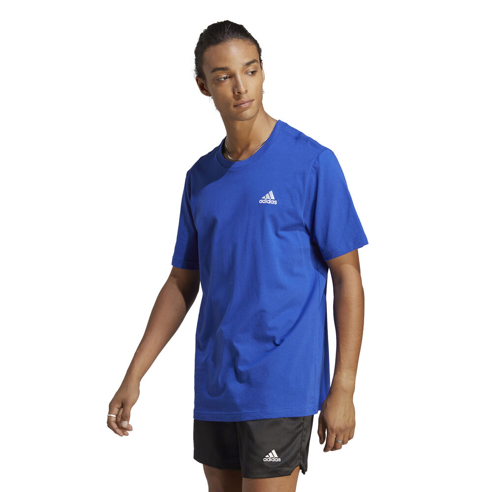 adidas Sleeveless Single Jersey T-Shirt Herren in blau