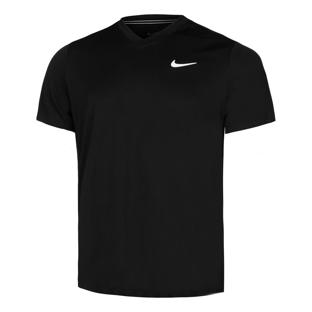 Nike Court Victory Dry T-Shirt Herren in schwarz, Größe: S