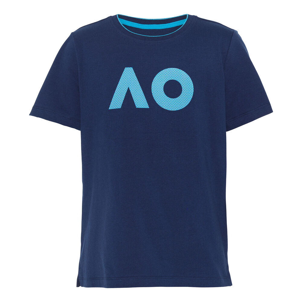 Australian Open AO Stack Print Core Logo T-Shirt Herren in dunkelblau